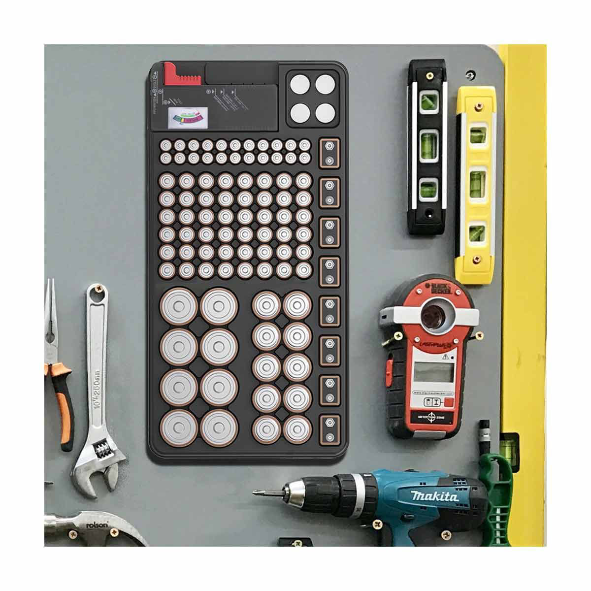 Zero Dark Battery Organizer & Tester