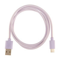 USB-C To USB-A Cable, 3 ft, 4 Assorted Colors