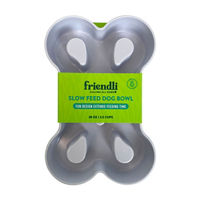 Friendli Plastic Slow Feed Dog Bowl