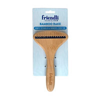 Friendli Single Row Bamboo Rake Pet Fur Detangler