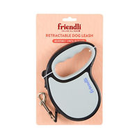 Retractable Dog Leash, Large, Snow Gray 
