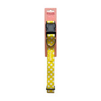Friendli Neoprene Dog Collar, L/XL, Yellow 