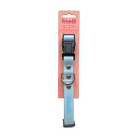 Friendli Waterproof Dog Collar, M/L, Ocean Blue 