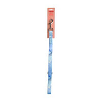 Friendli Neoprene Dog Leash, 5ft, Blue Pattern 