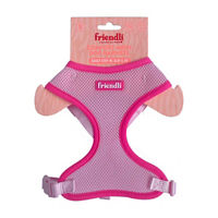 Friendli Dog Mesh Harness, Pink, Small