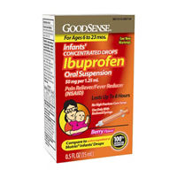 GoodSense Infants' Concentrated Drops Ibuprofen Oral Suspension, Berry Flavor, 0.5 fl oz