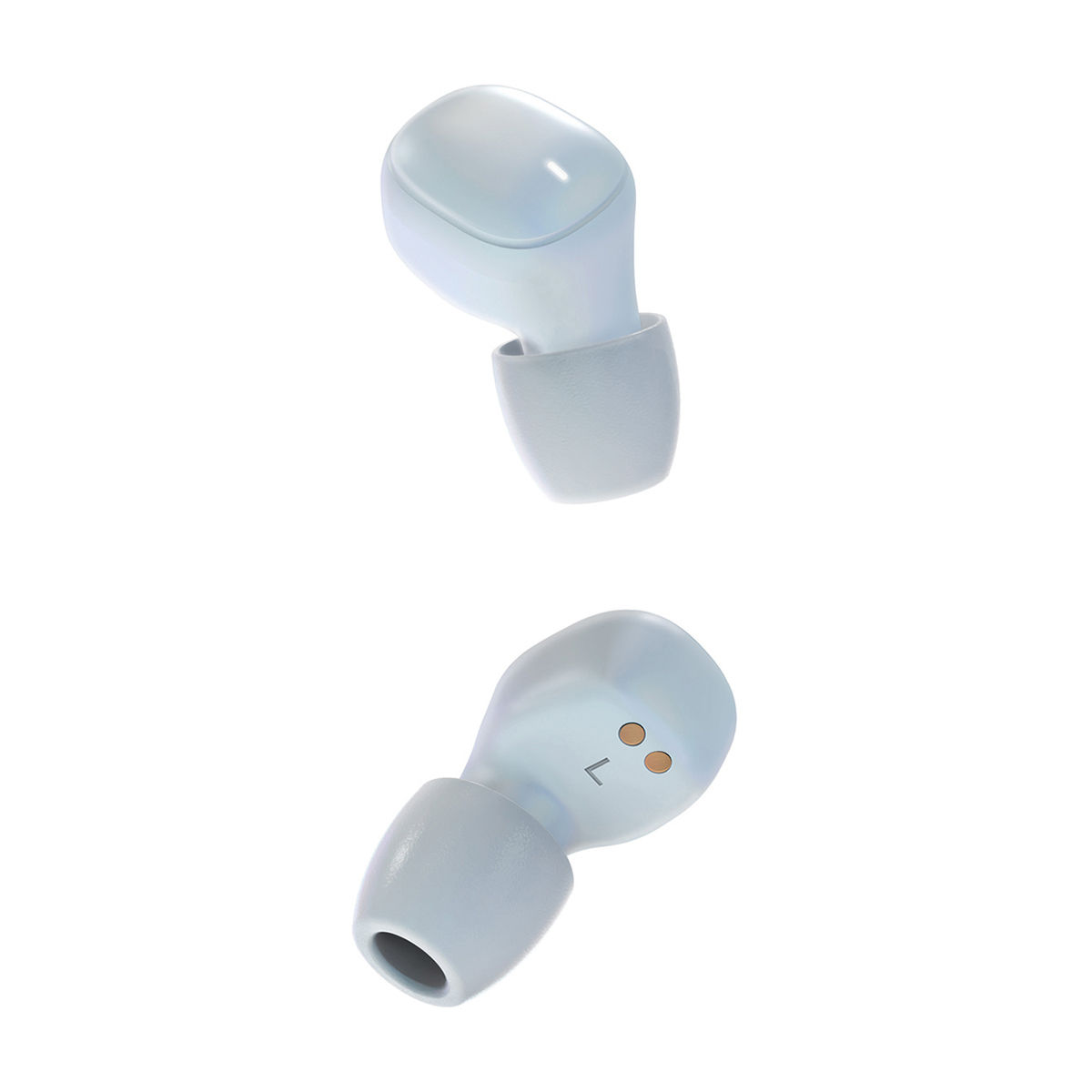 Coby True Wireless Mini Earbuds with Charging Case, White