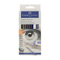 Faber-Castell Graphite Sketch Set, 8 Pieces