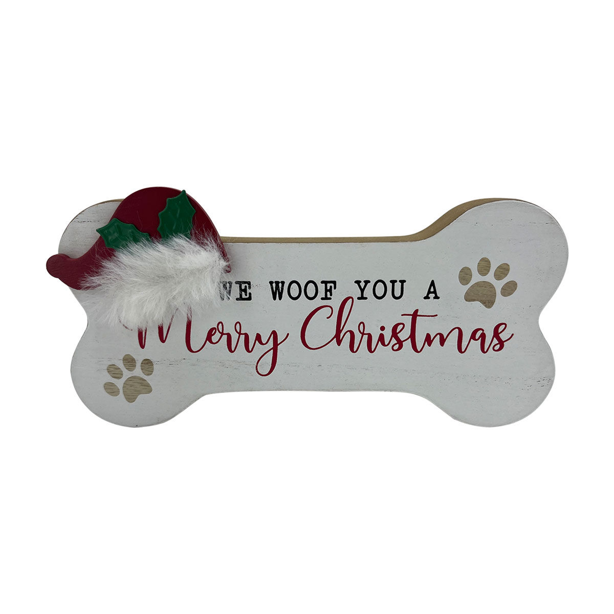 Pspe24 Christmas Woof You Home Decor Frame Art Woof 1 Count — pOpshelf penny item