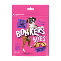 BONKERS Dog Bites, Crunchy & Soft Beef Lovers