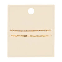 Golden Row Strass Bracelet, 2 ct