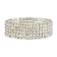 Silver Strass Bracelet, Large