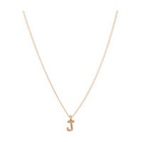 Chain Necklace with Initial J