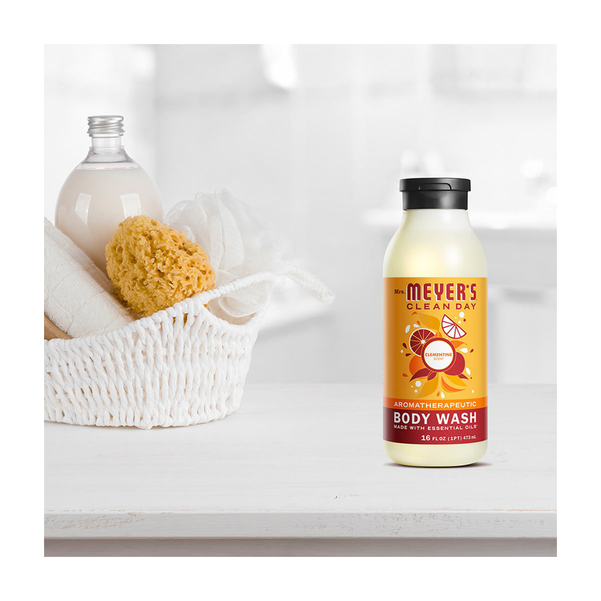 Mrs. Meyer's Clean Day Body Wash, Clementine, 16 fl oz
