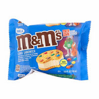 M&M Ice Cream Cookie Sandwich, Vanilla