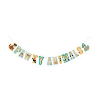 'Pawty Animals' Dog-Themed Party Letter Banner