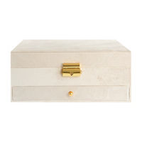Jewelry Chest of Drawers with Key, Large