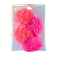 Addison & Olivia Pom Pom Hair Clips, 4