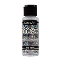 Holographic Illusions Acrylic Paint 2OZ Silver Illusion