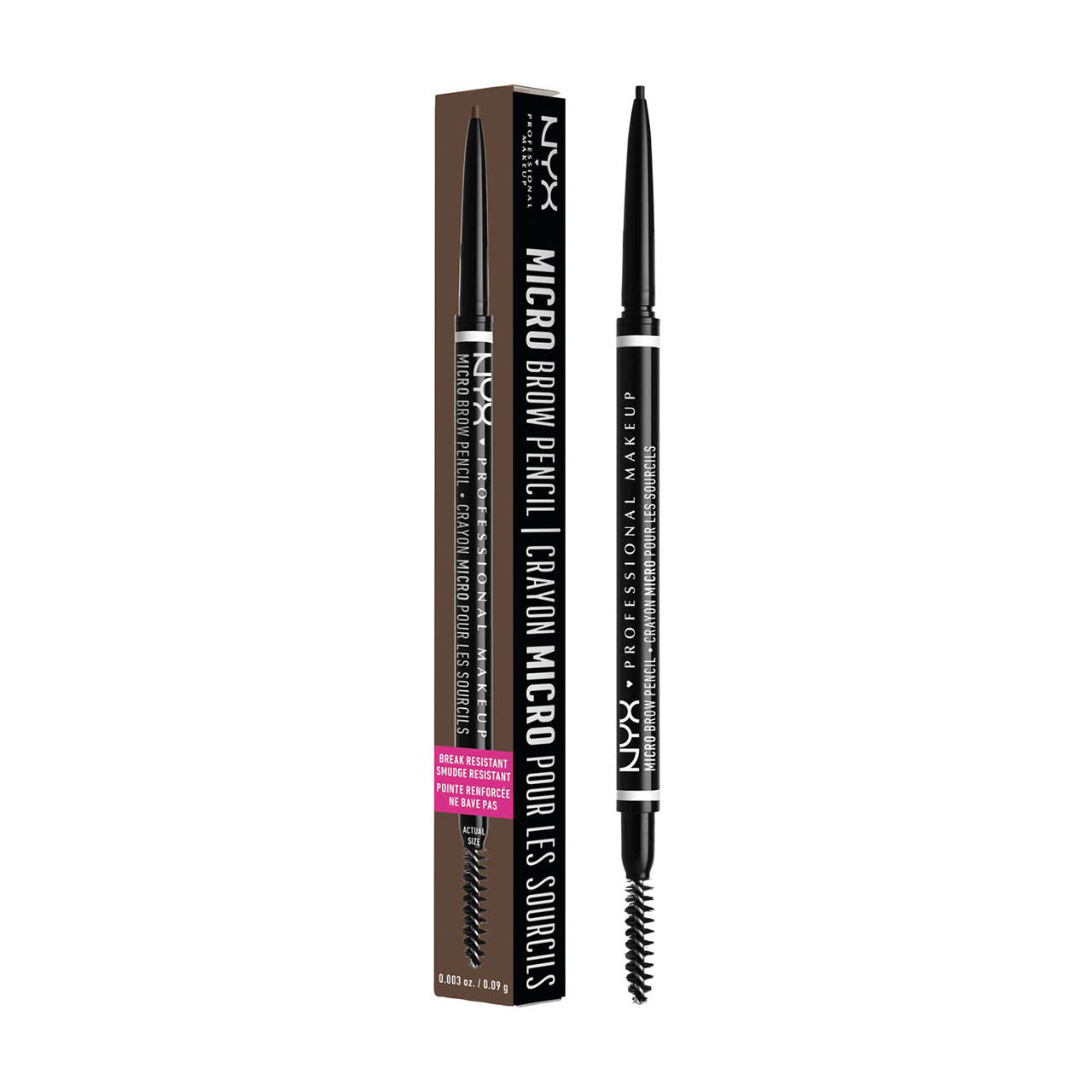 NYX Professional Makeup Micro Brow Pencil, Black
