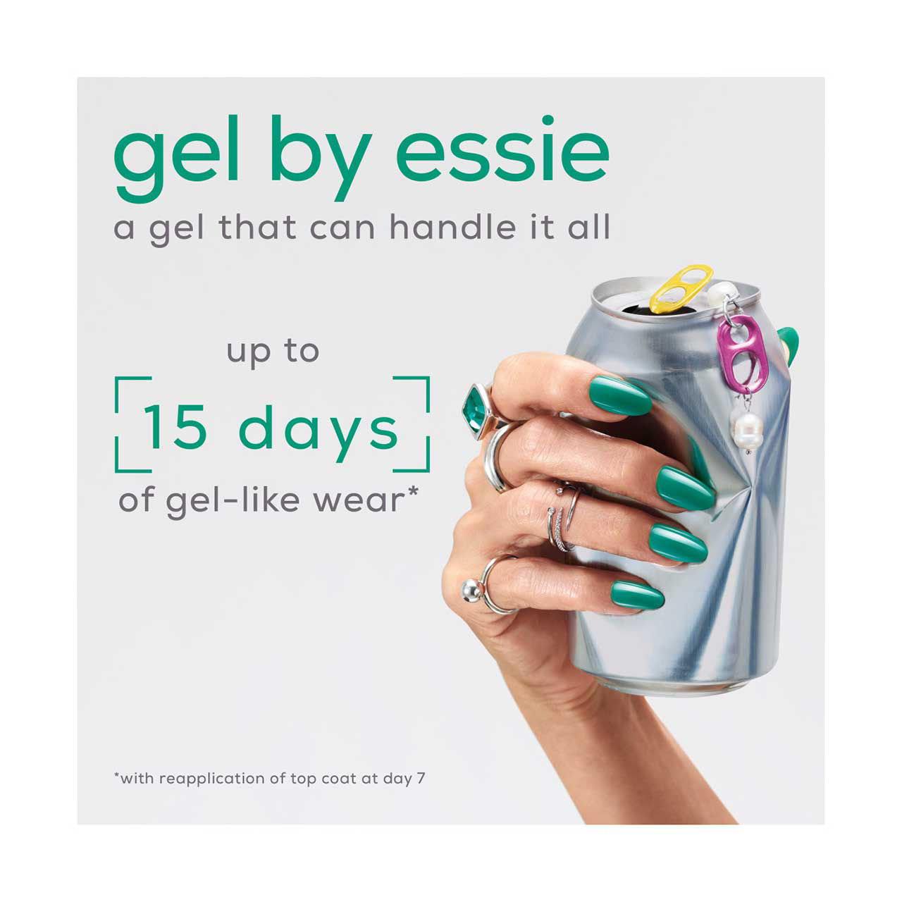 essie Gel Couture Long-Wear Nail Polish, Vegan, Inside Scoop Pink