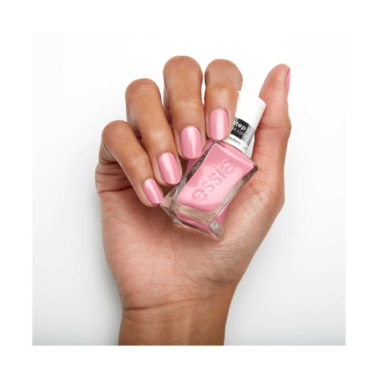 essie Gel Couture Long-Wear Nail Polish, Vegan, Inside Scoop Pink