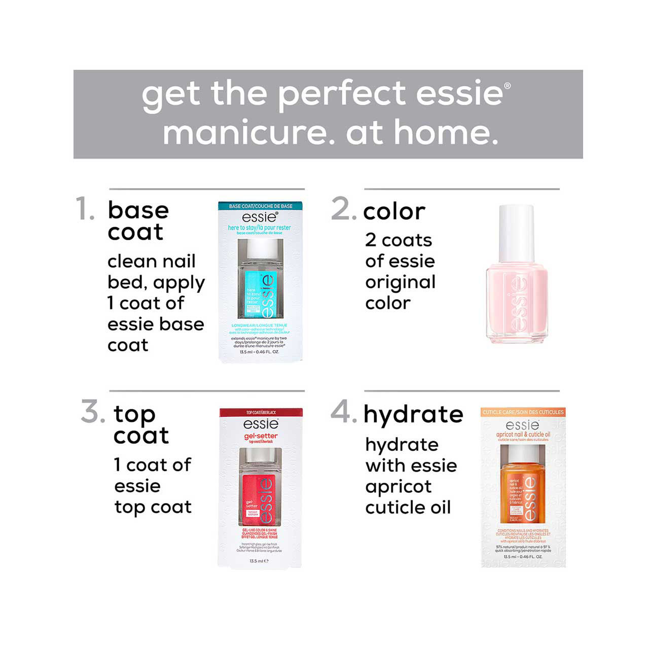 essie Salon-Quality Nail Lacquer, Vegan, S'il Vous Plait Pink