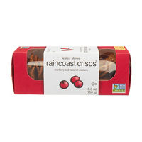 Lesley Stowe Raincoast Crisps Cranberry and Hazelnut Crackers,