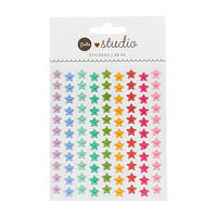 p.s studio Rainbow Star 3D Stickers, 99 ct