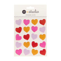 p.s studio Heart 3D Stickers, 20 ct