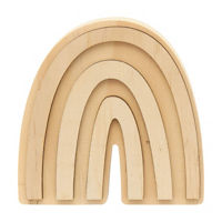 Chunky Wood Rainbow, Unfinished 