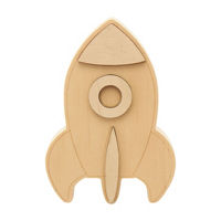 Chunky Wood Rocket, Unfinished