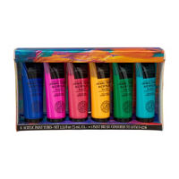 Studio Sensations Jewel Tone Acrylic Paint with Paintbrush,