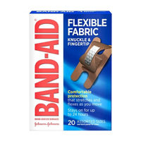 Band-Aid Brand Flexible Fabric Knuckle & Fingertip Adhesive