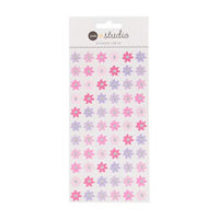 p.s studio Gem Flower Stickers, 66 ct
