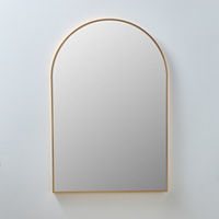 Gold Frame Arch Mirror, 24 in x 36
