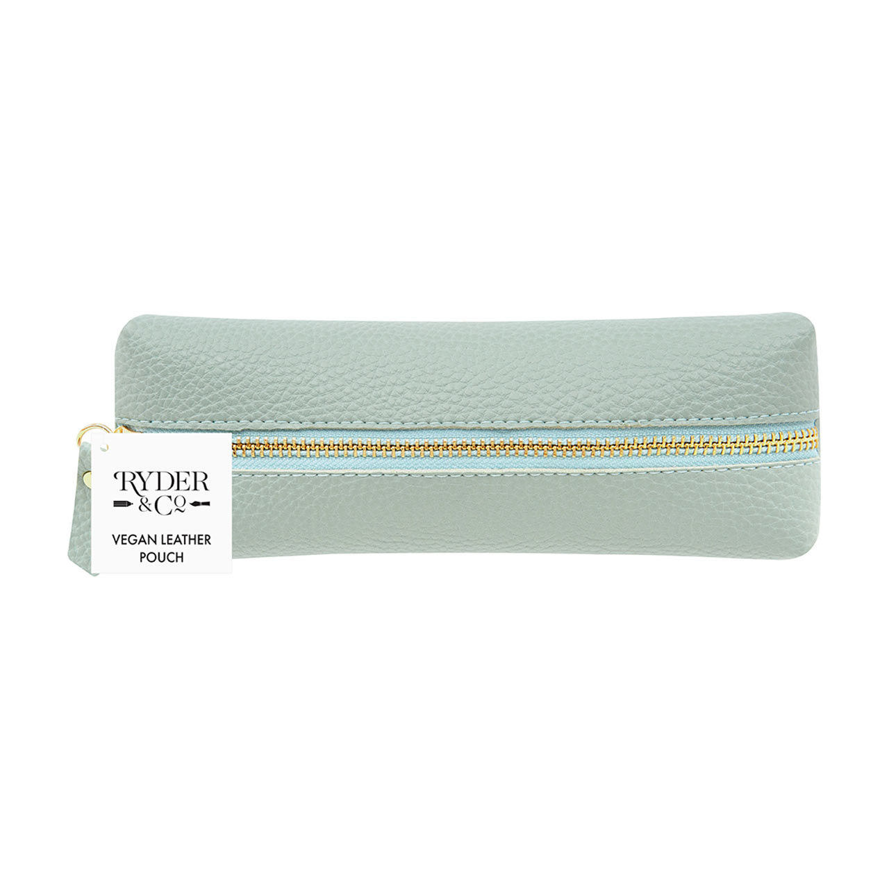 Ryder & Co. Vegan Leather Pouch, Mint