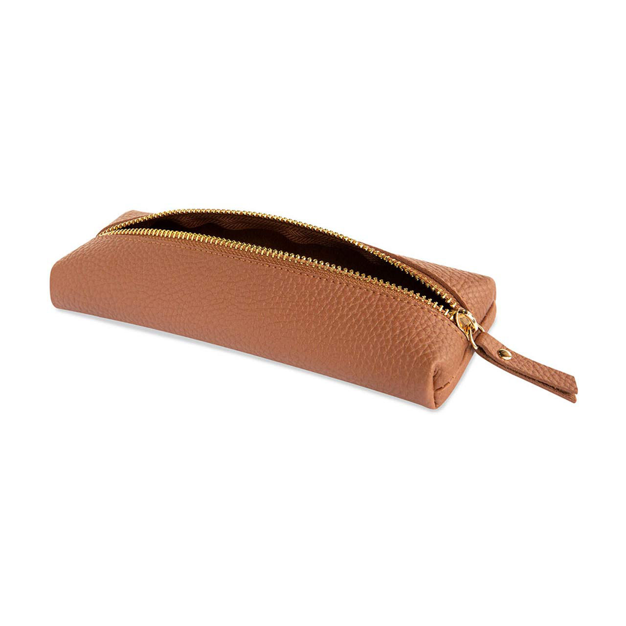 Ryder & Co. Vegan Leather Pouch, Brown
