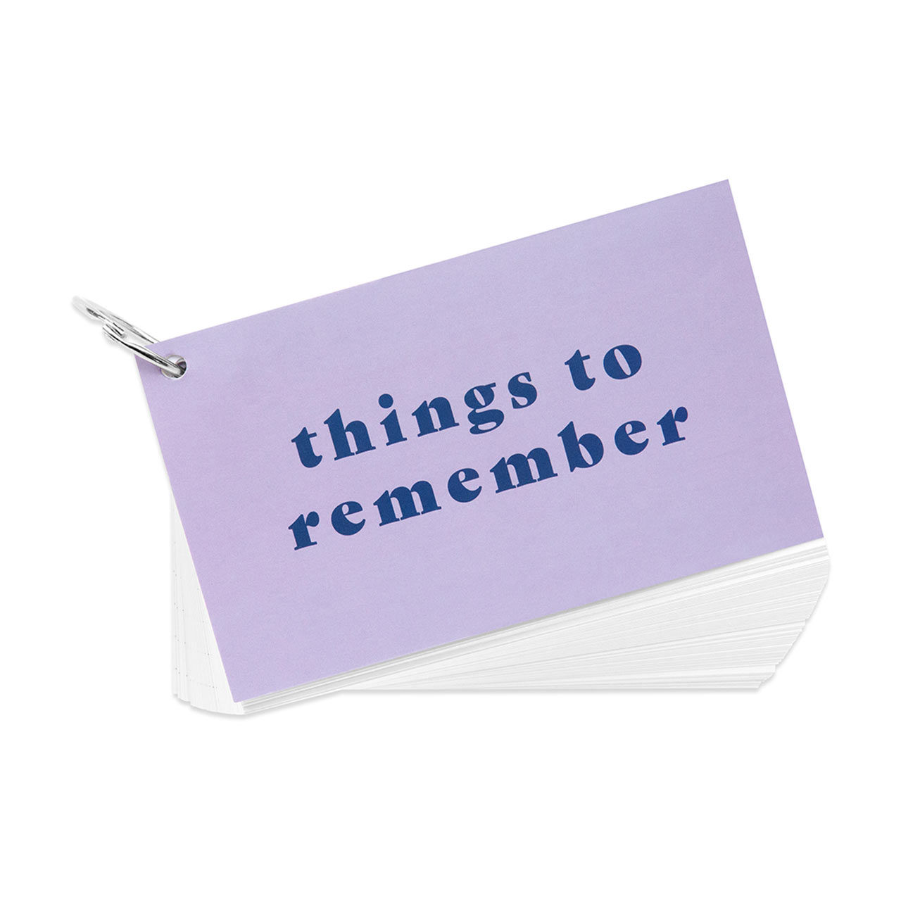 Ryder & Co. Index Card Booklet, Purple