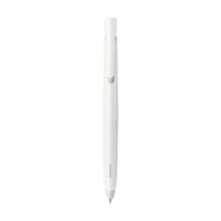 Zebra Pen bLen Retractable Gel White Barrel Pen, 0.7mm Medium Point, Black Ink