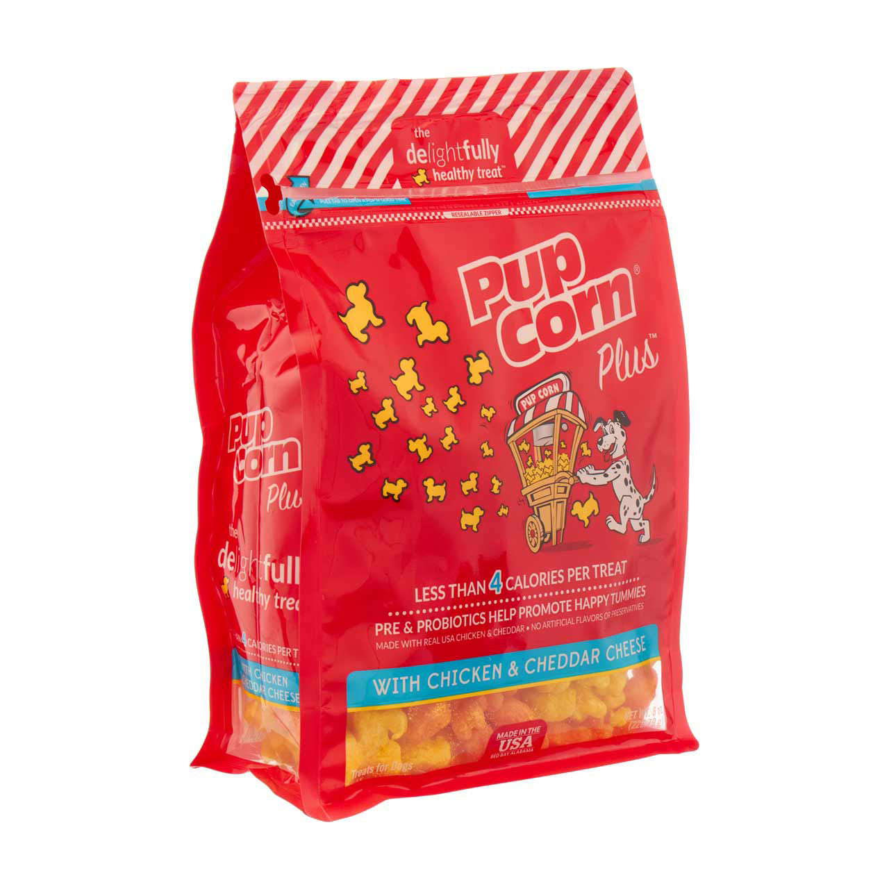 Pupcorn Plus Dog Treats, 8 oz