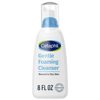 Cetaphil Oil Free Gentle Foaming Cleanser For Dry to Normal, Sensitive Skin, 8oz Pack of 2, Made with Glycerin and Vitamins B5 and E, Dermatologist Tested, Hypoallergenic, Soap Free, Fragrance Free