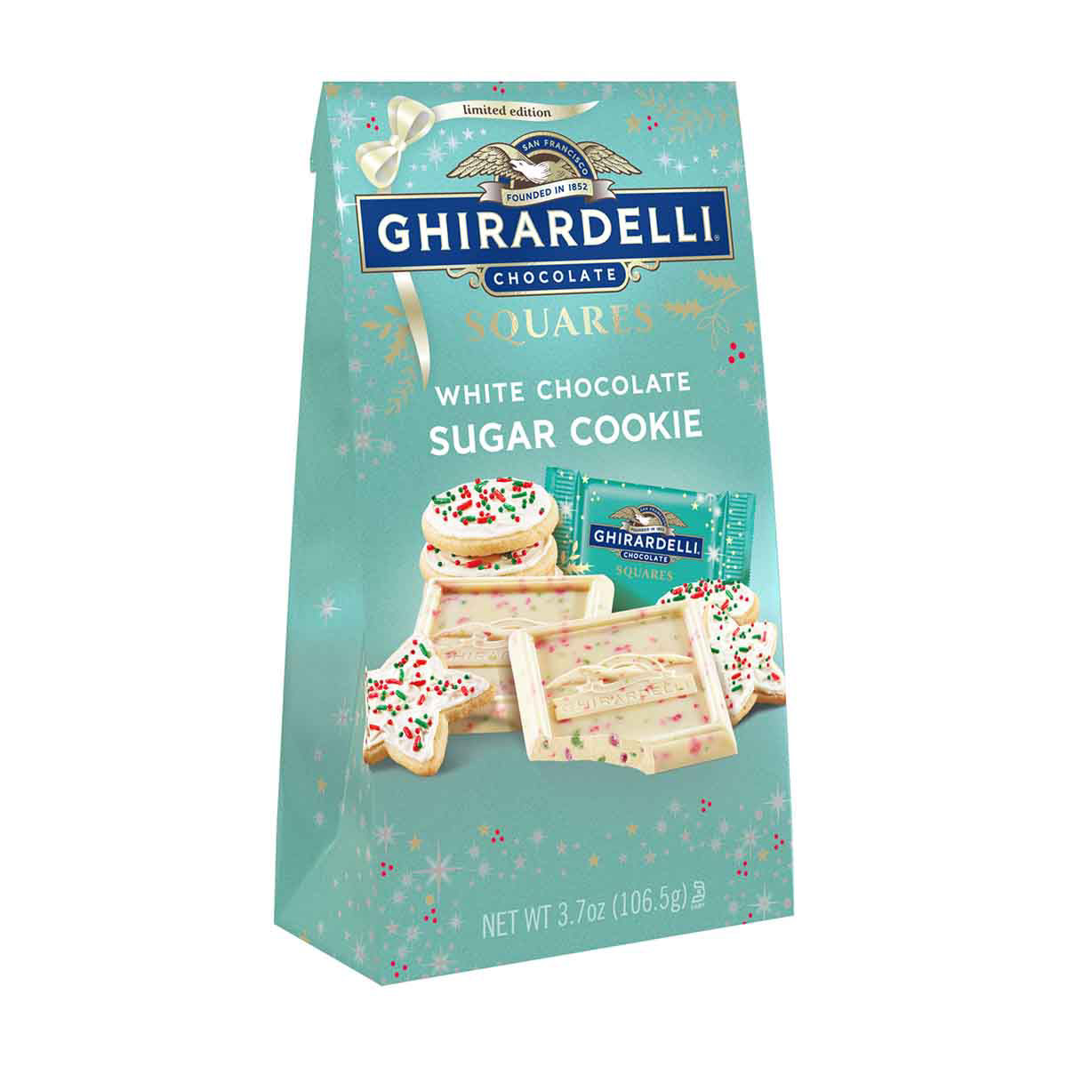 Ghirardelli White Chocolate Squares Sugar Cookie, 3.7 oz — pOpshelf penny item