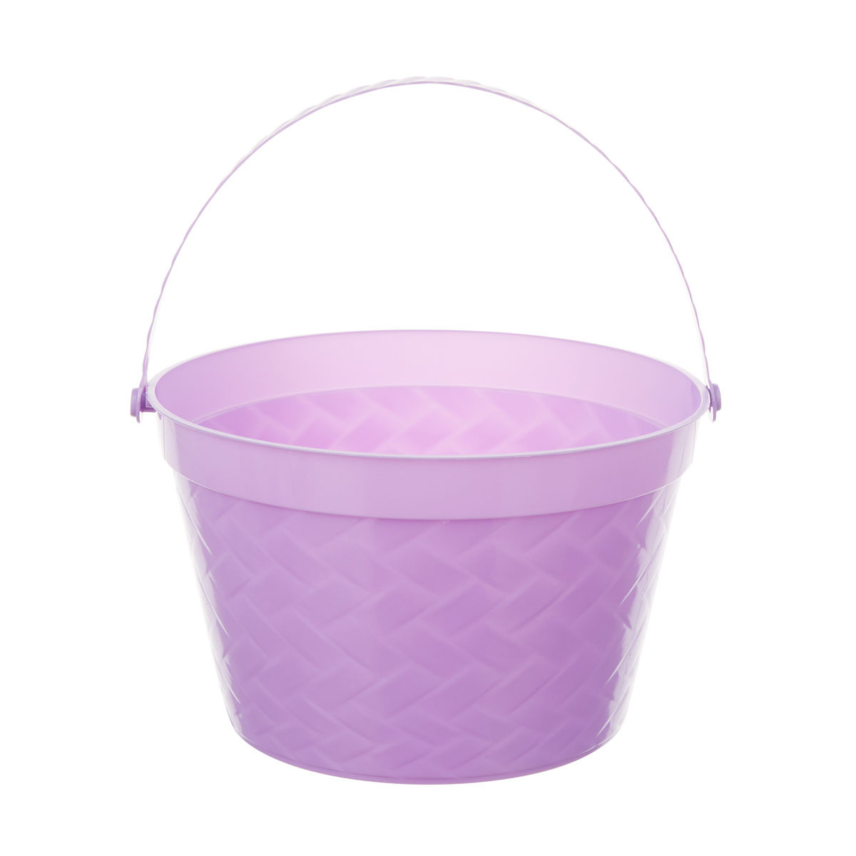 Easter Basket Woven-Look Plastic Pail, 8 in, Assorted — pOpshelf penny item