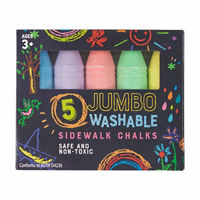 Jumbo Washable Sidewalk Chalk, 5 ct