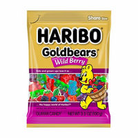 Haribo Goldbears Wild Berry Gummi Candy, Share Size,