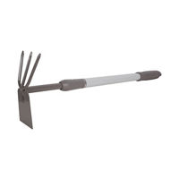 Telescopic Cultivator and Hoe Garden Tool
