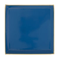 Lapis Blue Square Dessert Plates, 8 ct, 8.25" 