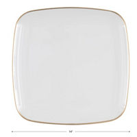 Premier Stylz Clear Plastic Serving Trays, 2 ct