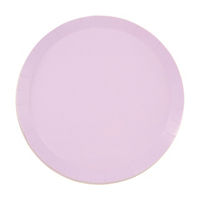 Lilac Round Shallow Dinner Plates, 9.25 in, 8 ct